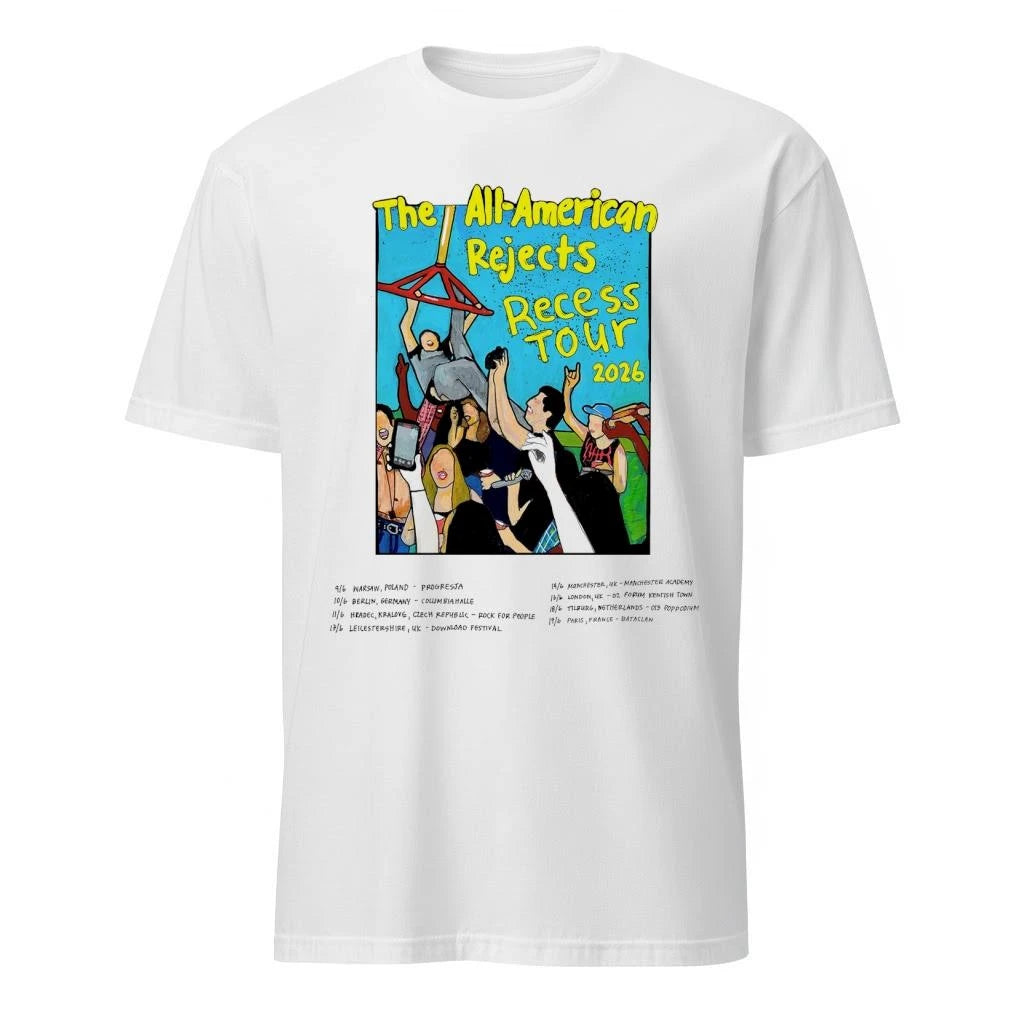 The All American Rejects Recess Tour 2026 Schedule Venue Dates Shirt