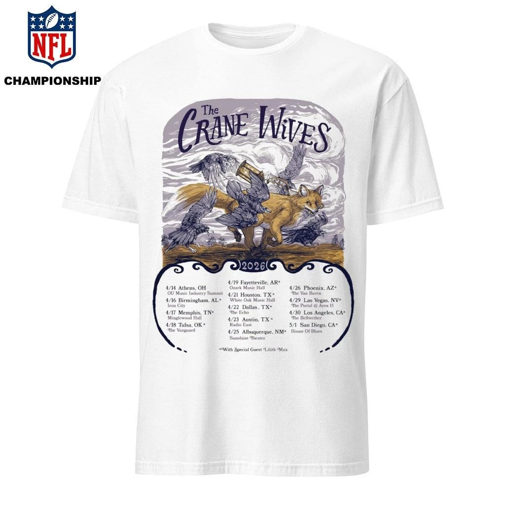 The Crane Wives April 26 2026 The Van Buren Phoenix, AZ Poster Shirt’