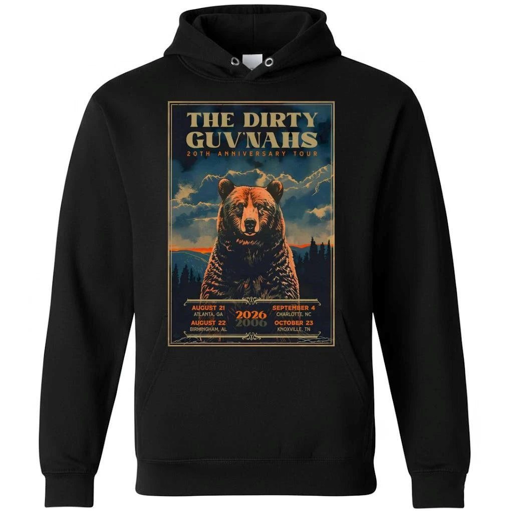 The Dirty Guv’nahs 20th Anniversary 2026 Shows Poster Shirt