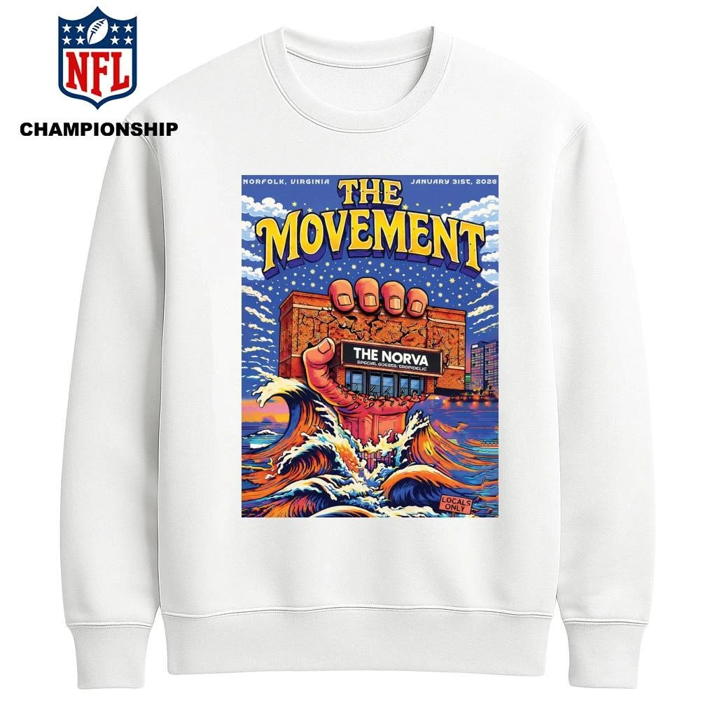 The Movement Jan 31 2026 Norfolk, Virginia Poster Shirt