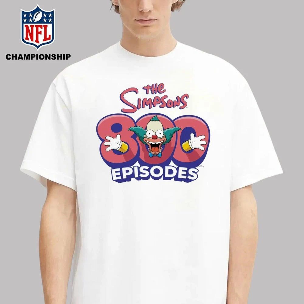The Simpsons 800 Episodes Logo Shirt