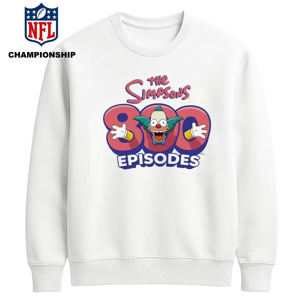 The Simpsons 800 Episodes Logo Shirt