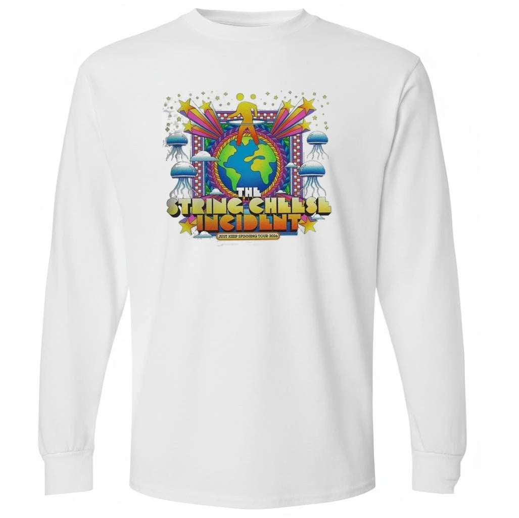 The String Cheese Incident Just Keep Spinning Tour 2026 North America Schedule Dates Shirt