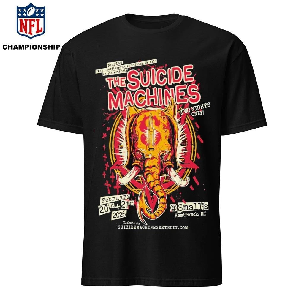 The Suicide Machines Feb 20-21, 2026 Small’s Hamtramck, MI Poster Shirt