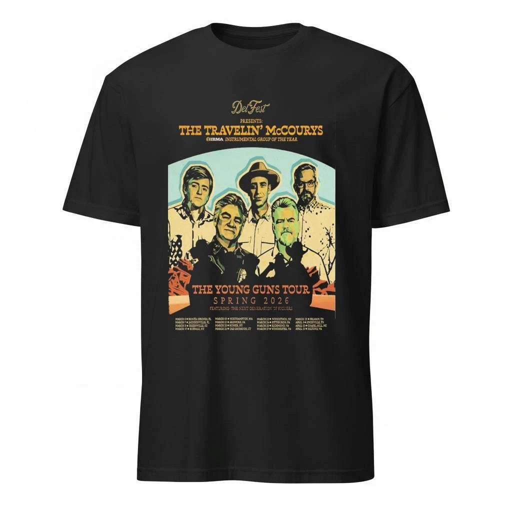 The Travelin’ McCourys The Young Guns Tour 2026 Spring Poster Shirt