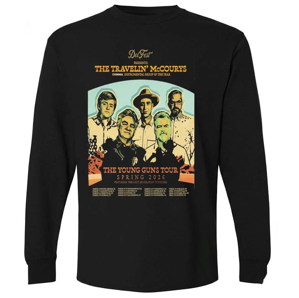 The Travelin’ McCourys The Young Guns Tour 2026 Spring Poster Shirt