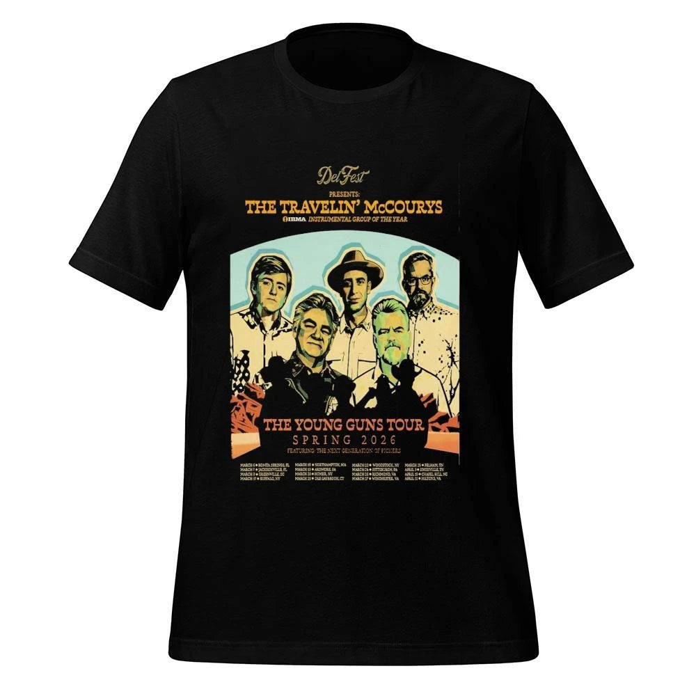 The Travelin’ McCourys The Young Guns Tour 2026 Spring Poster Shirt