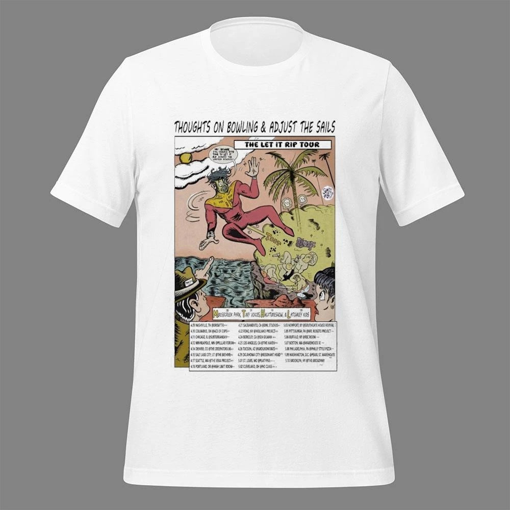 Thoughts On Bowling The Let It Rip 2026 Shows Poster Shirt