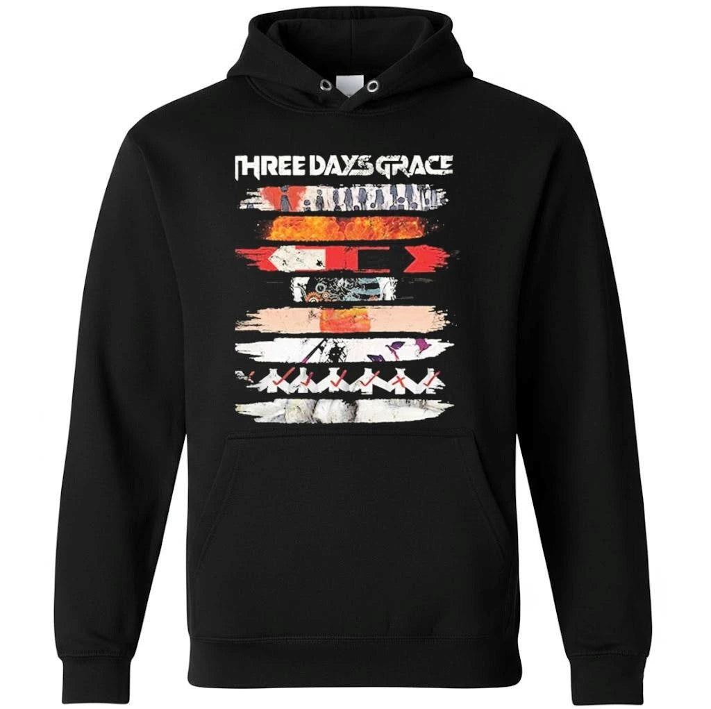 Three Days Grace 2026 Album Stripe Tour Shirt
