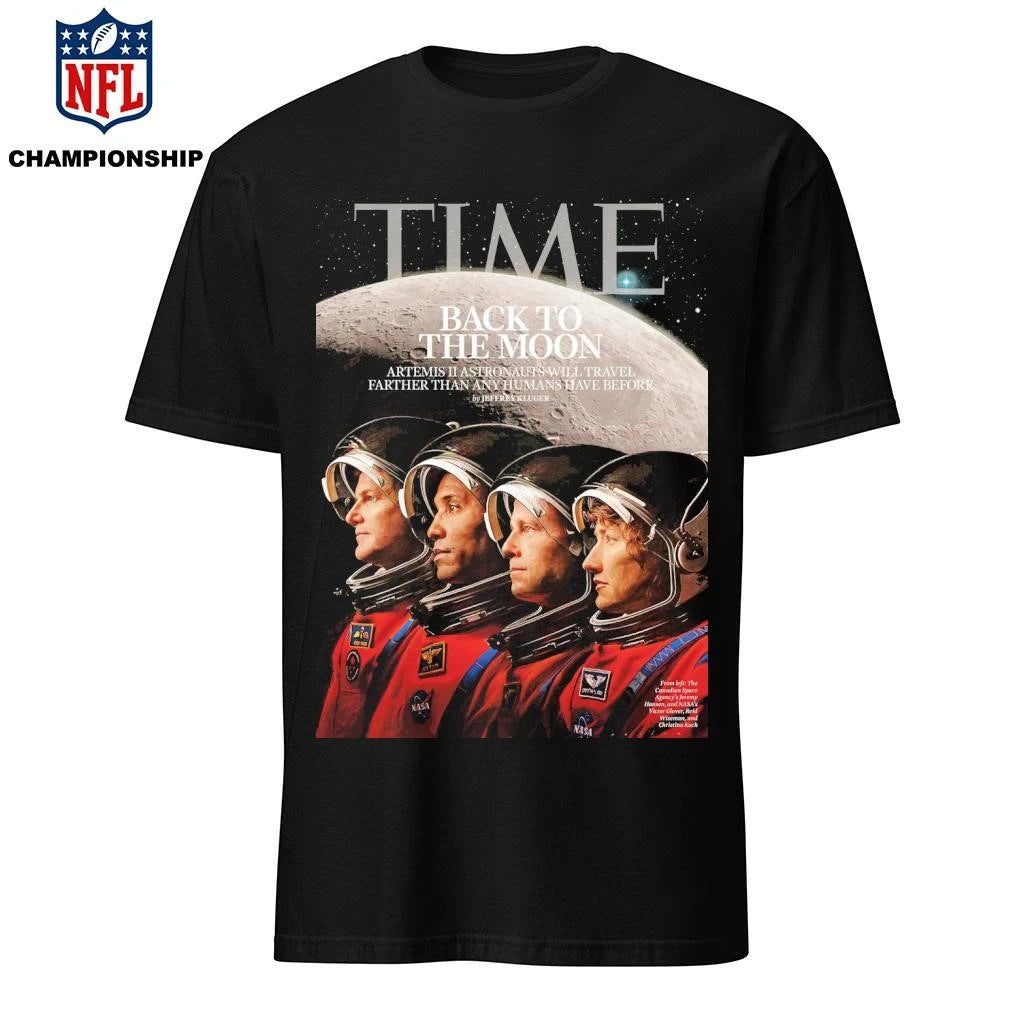 TIME Magazine Cover The Historic Journey Back to the Moon with Artemis II Memorial Poster Shirt