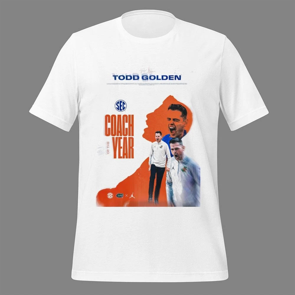 Todd Golden Has Been Named Coach Of The Year 2026 Shirt