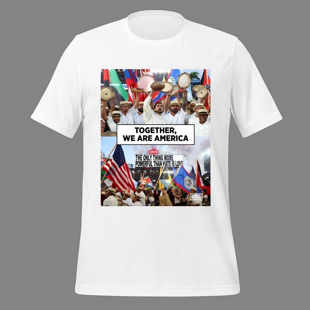 Together We Are America The Only Thing More Powerful Than Hate Is Love Shirt