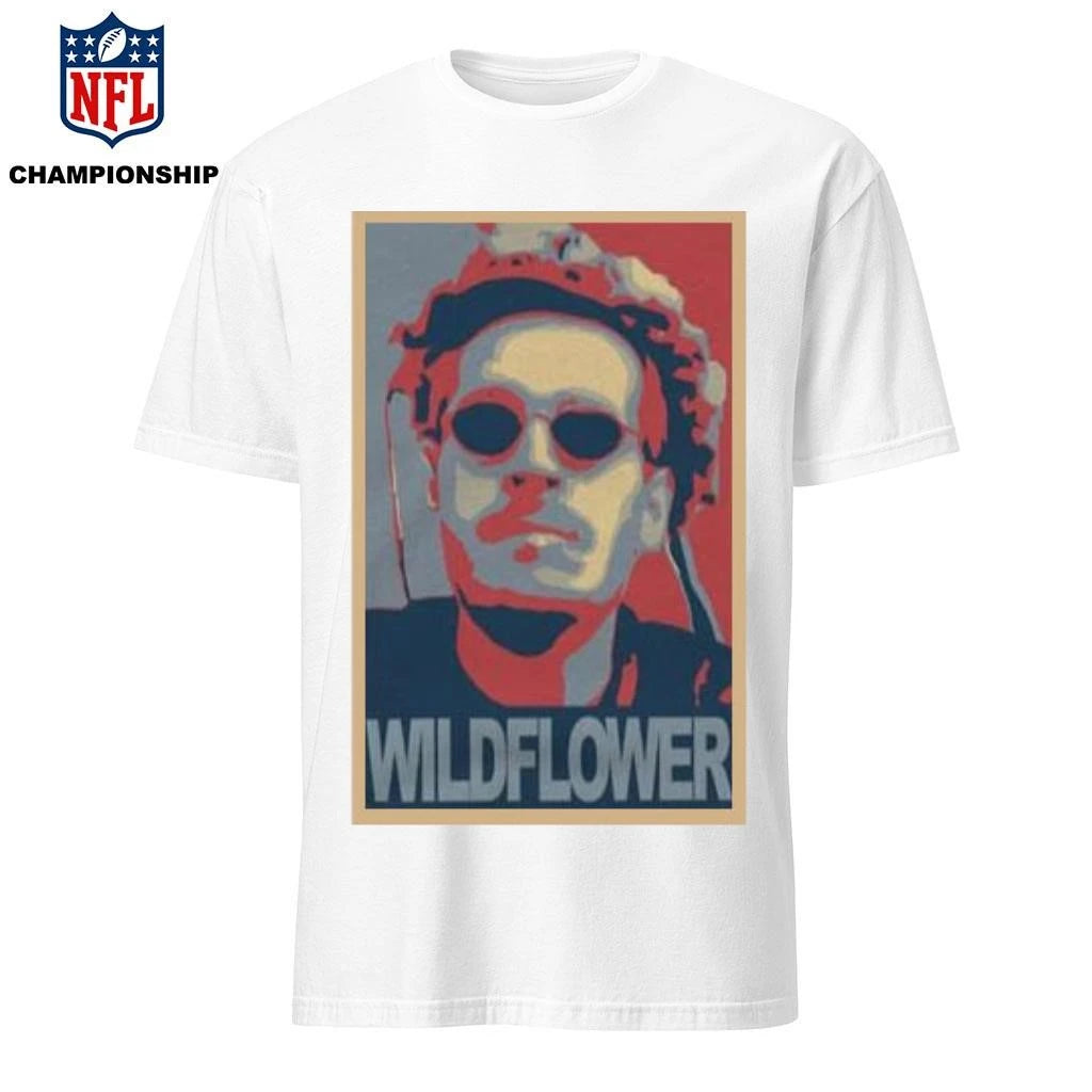 Tom Grossi Wildflower Turquoise Graphic Shirt