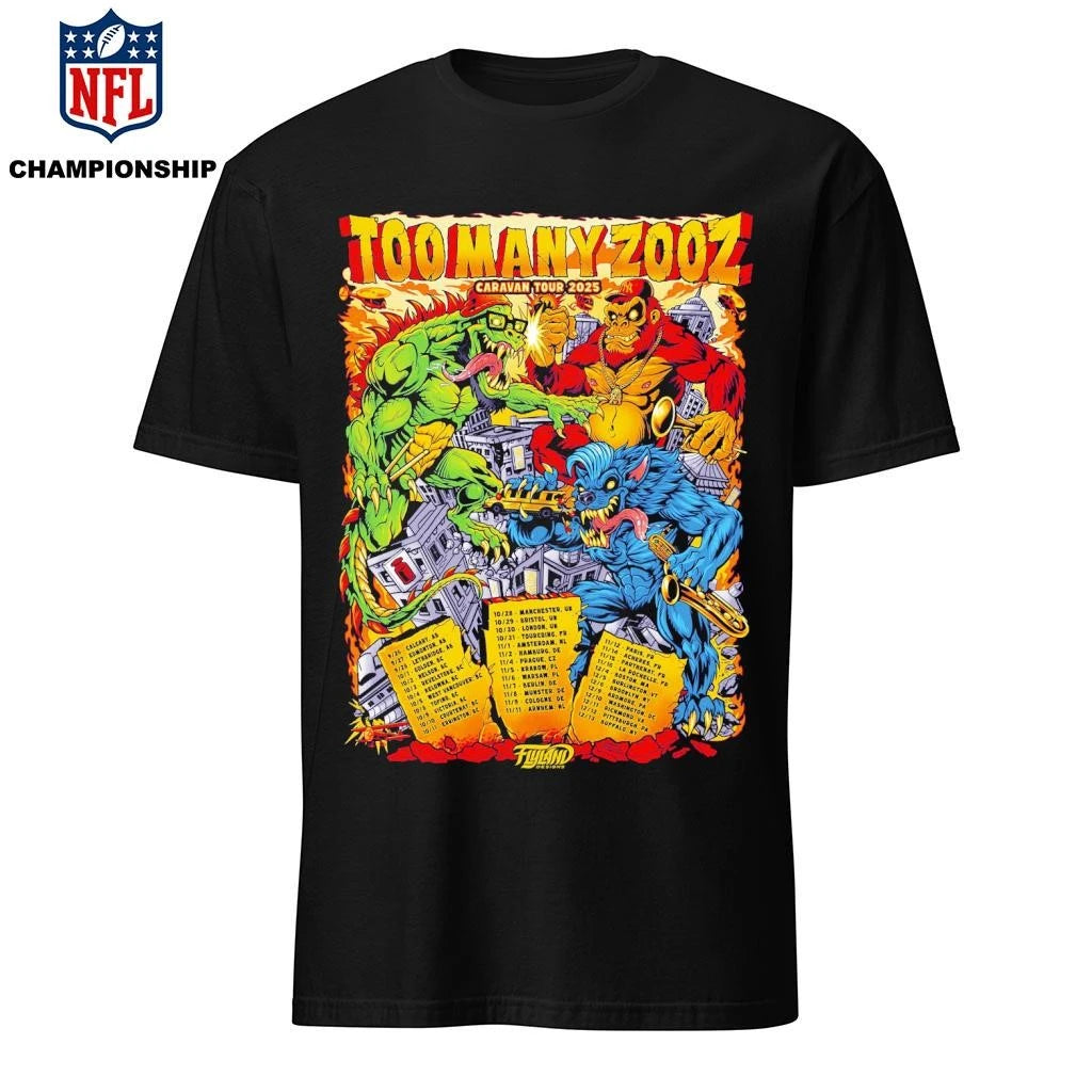 Too Many Zooz Tour Caravan 2025 Poster Shirt