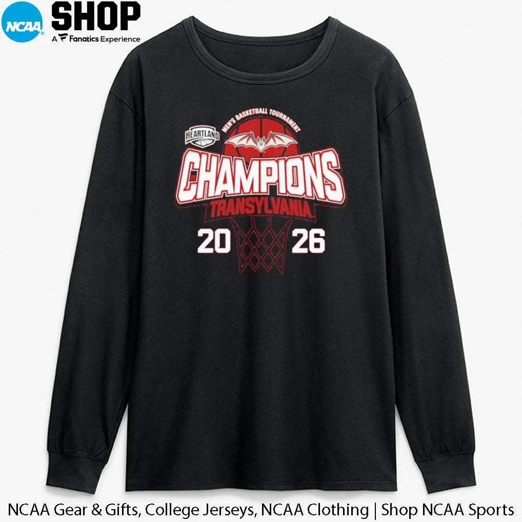 Transylvania Pioneers University Men’s Basketball 2026 HCAC Conference Champions T-Shirt