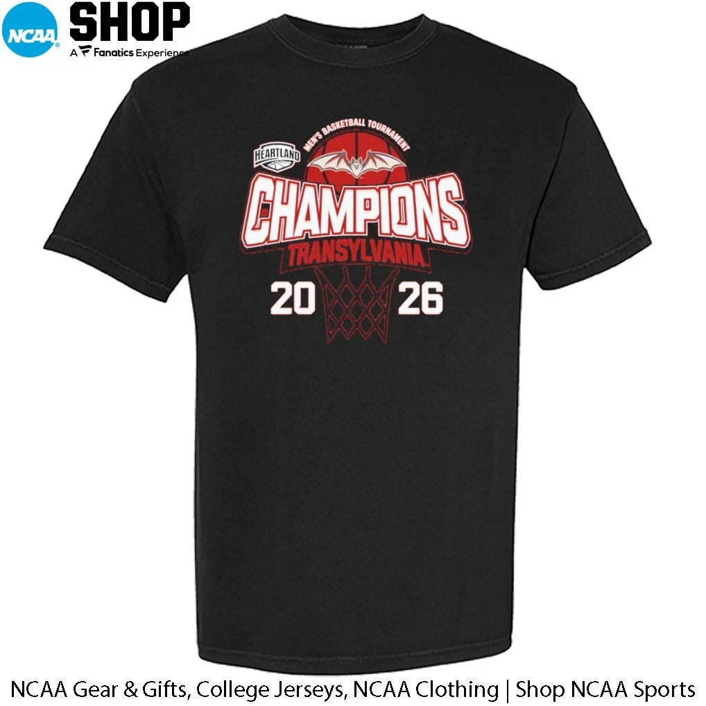 Transylvania Pioneers University Men’s Basketball 2026 HCAC Conference Champions T-Shirt