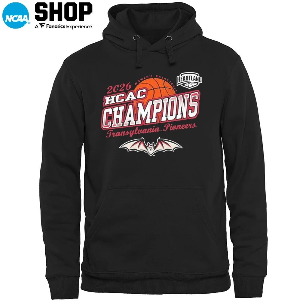 Transylvania Pioneers University Women’s Basketball 2026 HCAC Conference Champions T-Shirt