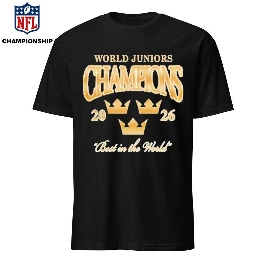 Tre Kronor 2026 World Juniors Champions Best In The World Shirt