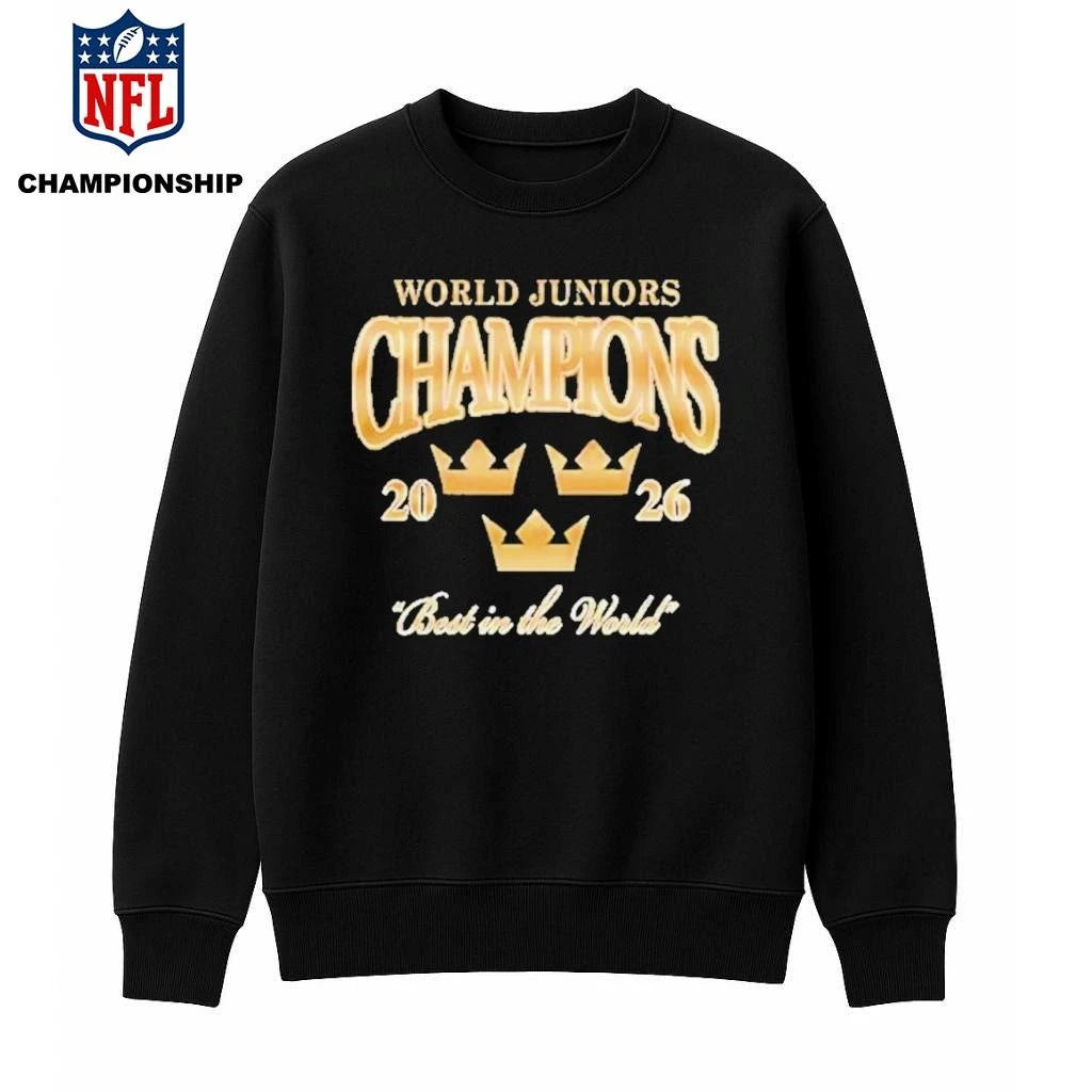 Tre Kronor 2026 World Juniors Champions Best In The World Shirt