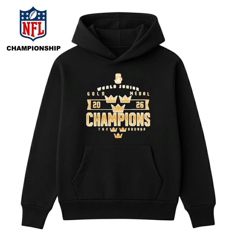 Tre Kronor World Juniors Gold Medal 2026 Champions Shirt