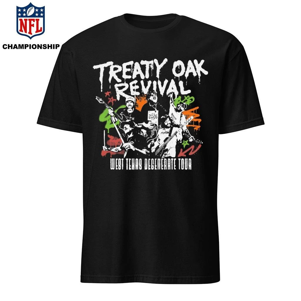 Treaty Oak Revival 2026 Tour West Texas Degenerate Tour Shirt