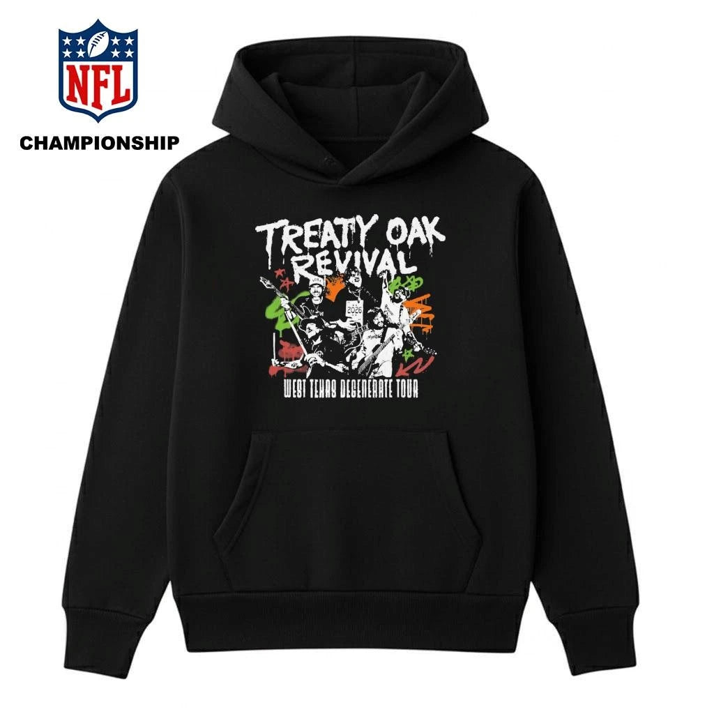 Treaty Oak Revival 2026 Tour West Texas Degenerate Tour Shirt