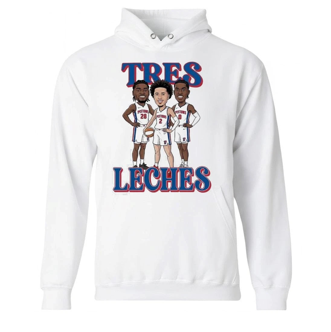 Tres Leches Detroit Pistons Isaiah Stewart Jalen Duren Cade Cunningham Shirt