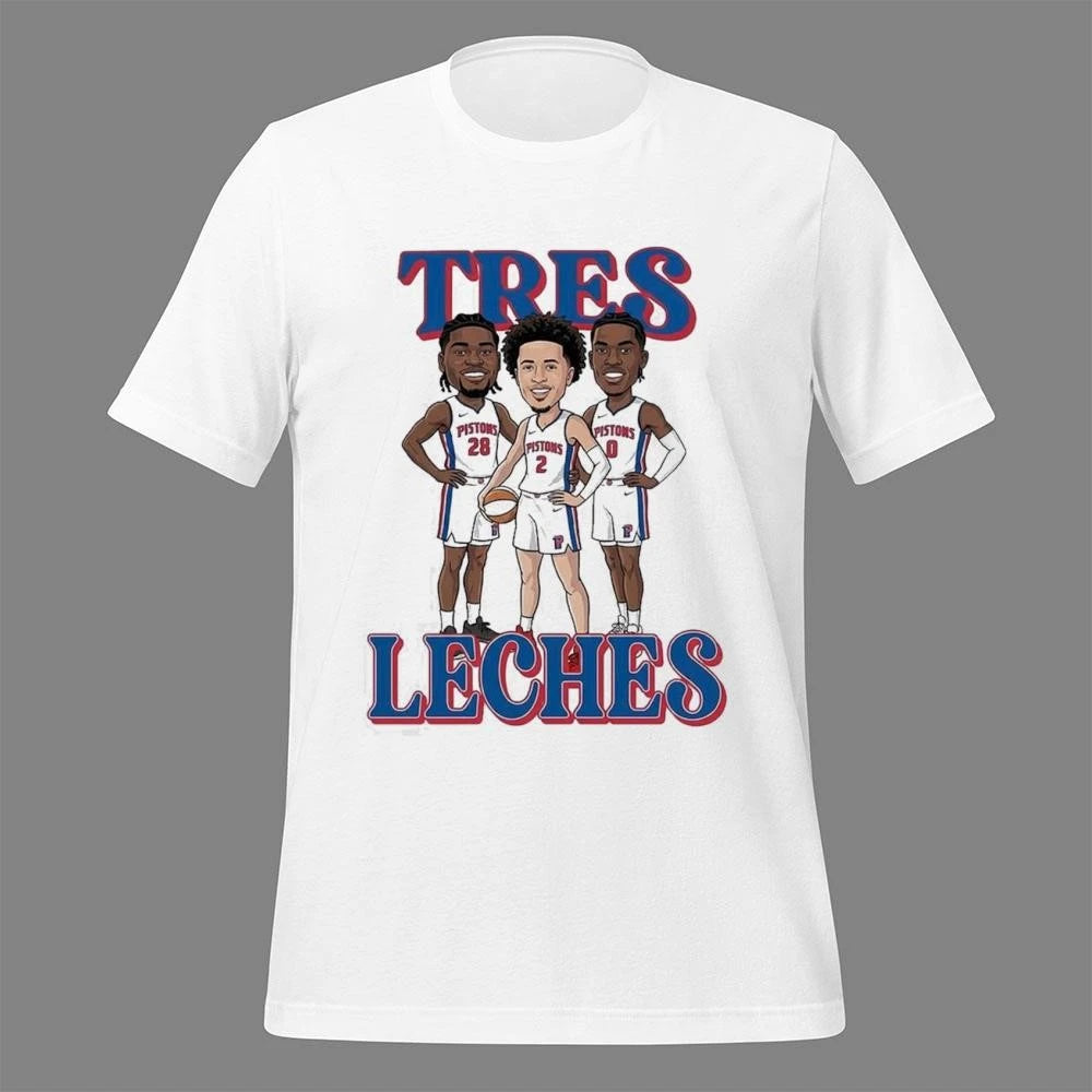 Tres Leches Detroit Pistons Isaiah Stewart Jalen Duren Cade Cunningham Shirt