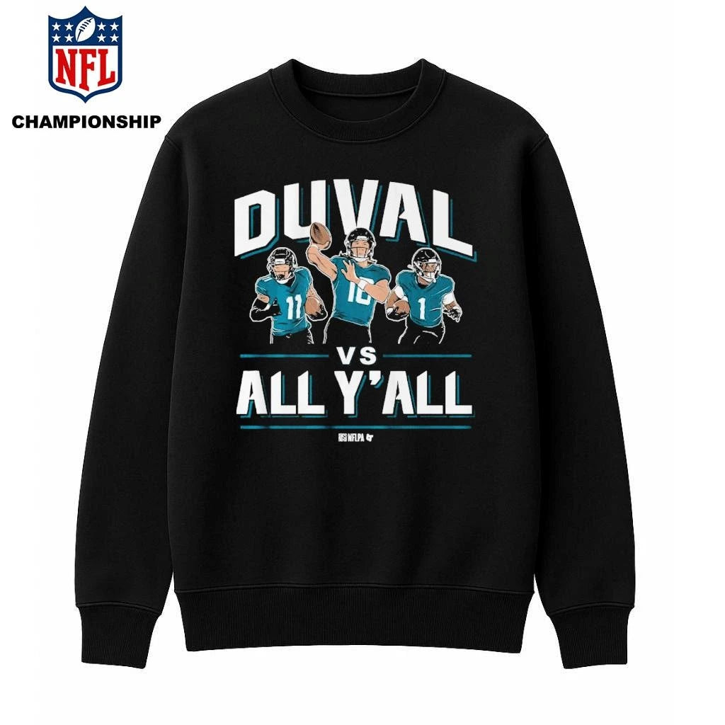 Trevor Lawrence, Travis Etienne, &amp; Parker Washington Duval vs. All Y’all Shirt