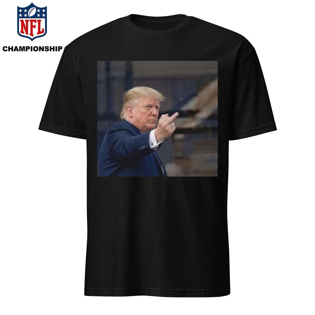 Trump Flips Off Middle Finger On Michigan Shirt