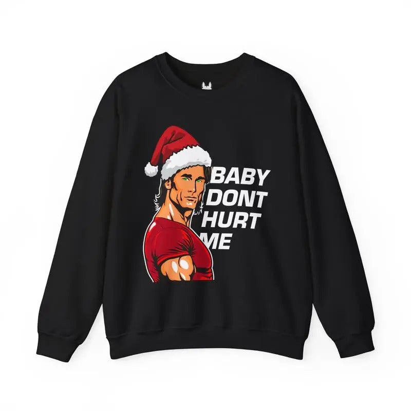 Santa Dont Hurt Me Sweatshirt/hoodie/tshirt Unisex, 100% Cotton Fabric - Casual | HypeDripTees.com