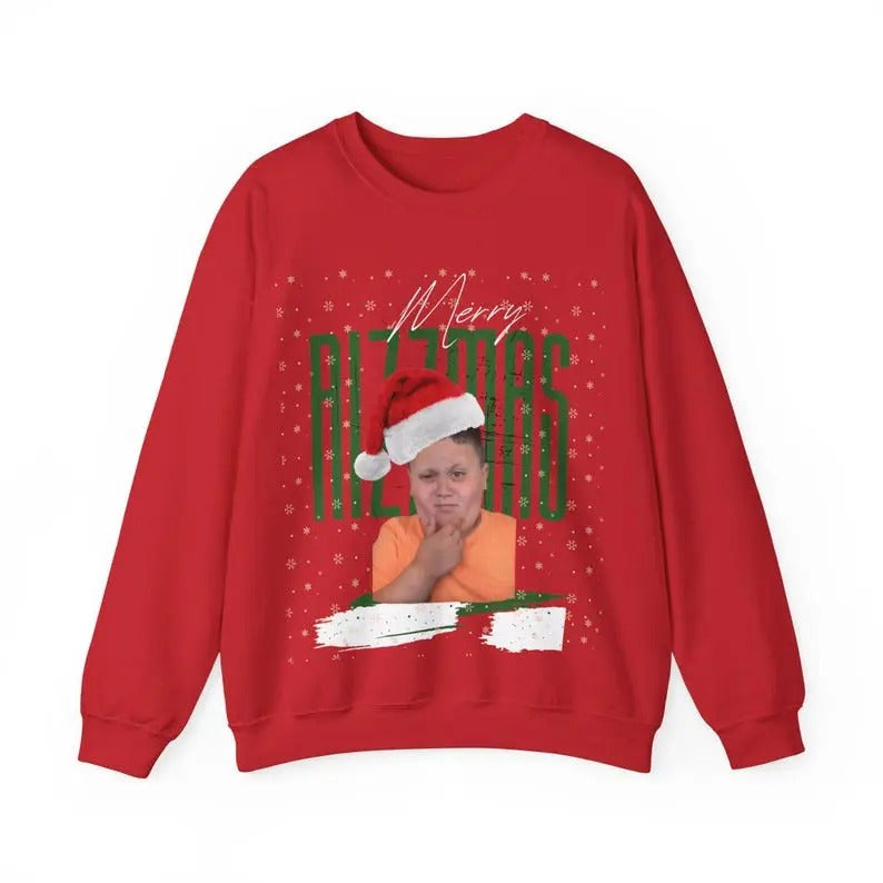 Merry Rizzmas Unisex sweatshirt/hoodie/tshirt, Christmas Holiday Rizzler Jumper, Festive Xmas Gift, Winter Apparel, Cozy...