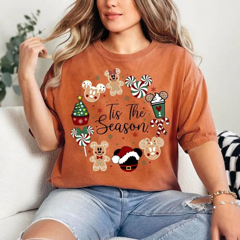 Tis The Season Christmas sweatshirt/hoodie/tshirt, Christmas Sweatshirt,Friends Christmas Crewneck | HypeDripTees.com