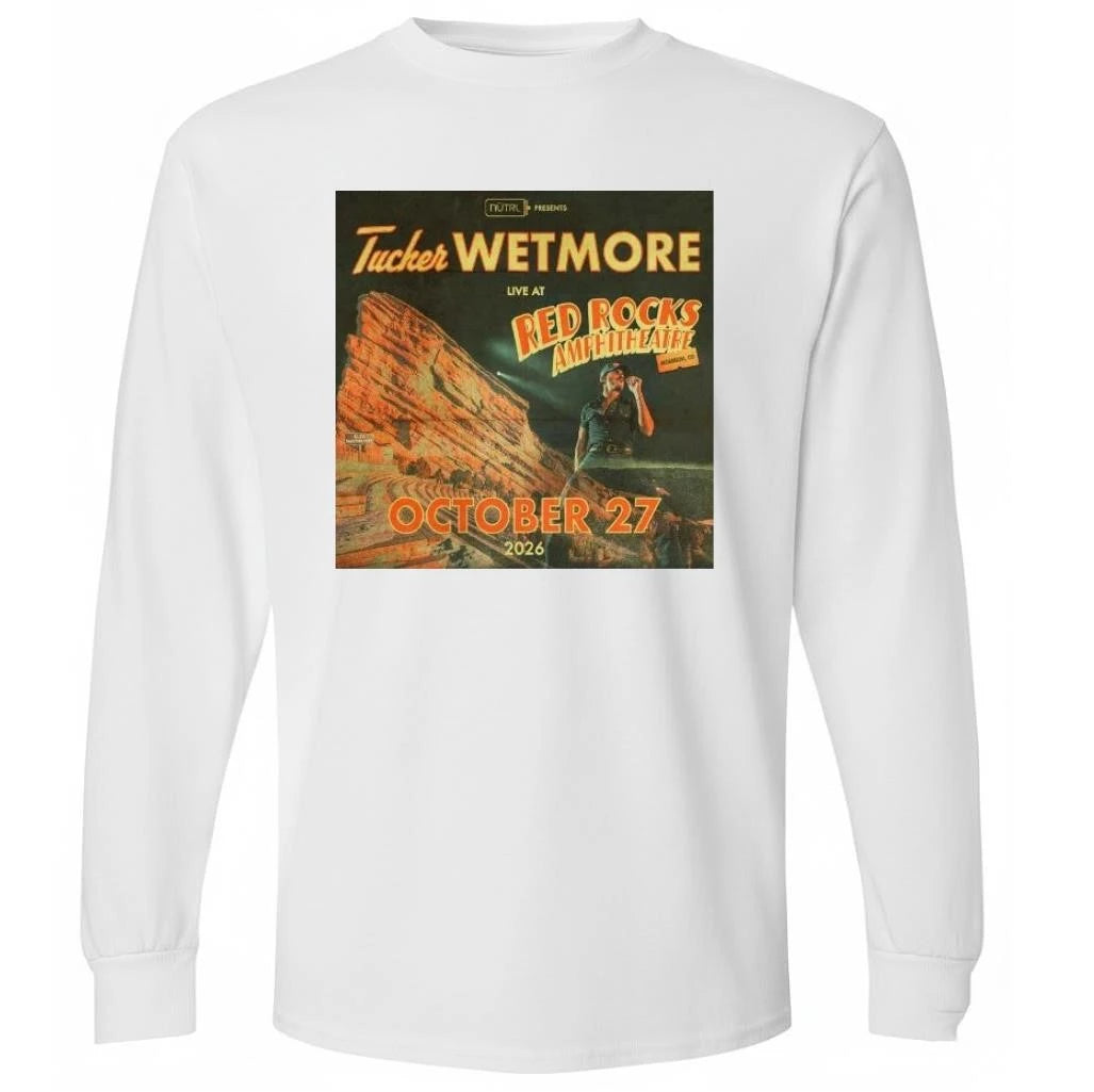 Tucker Wetmore Red Rock Amphitheatre 2026 Morrison CO October 27th Shirt