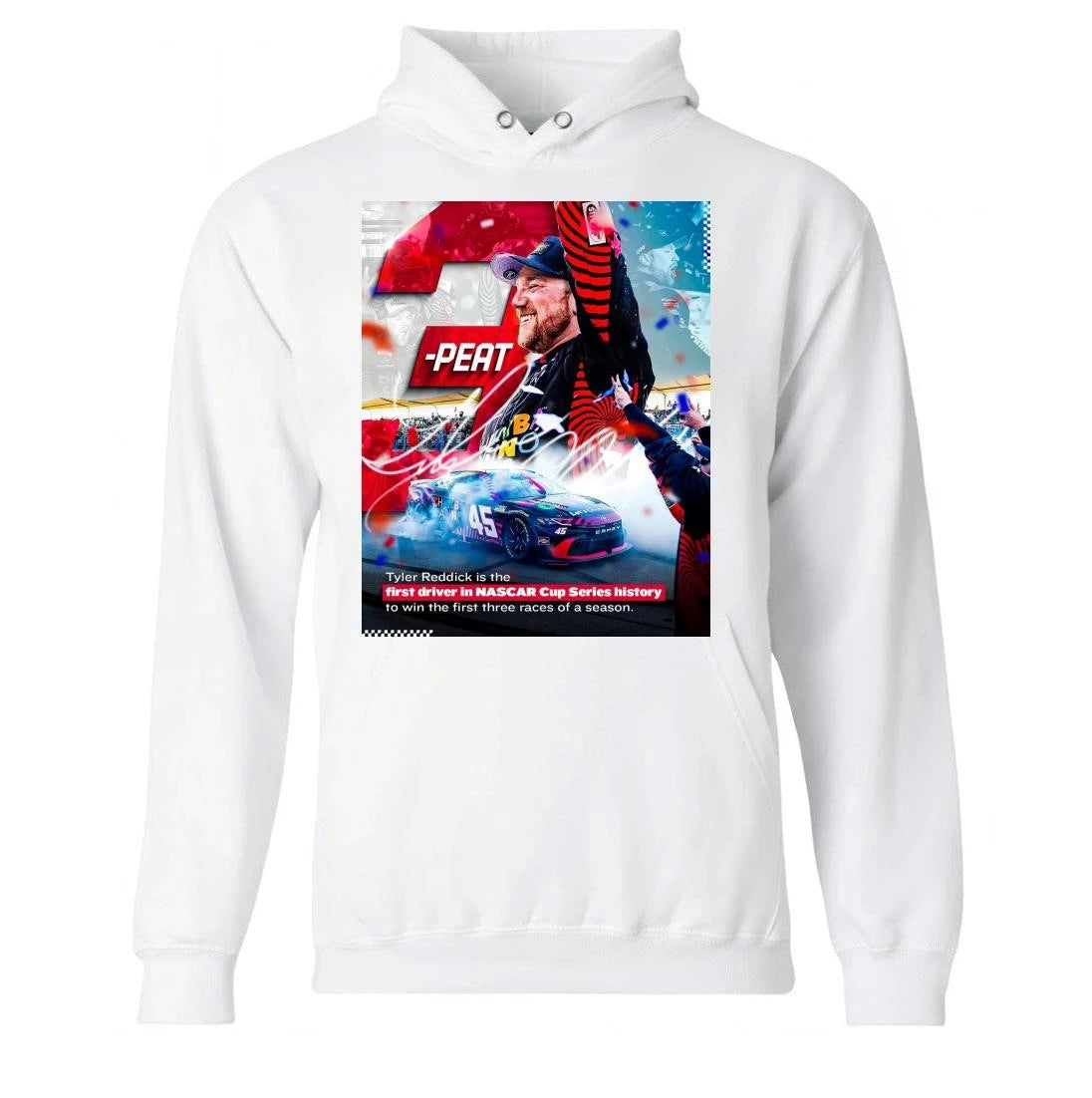 Tyler Reddick 3 Peat First Driver NASCAR Cup Series History Win The First Three Races Of A Season Shirt