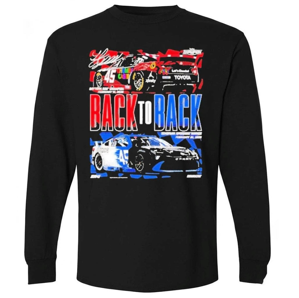 Tyler Reddick Back To Back Wins Daytona 500 Champions 2026 2 Sided Back Shirt
