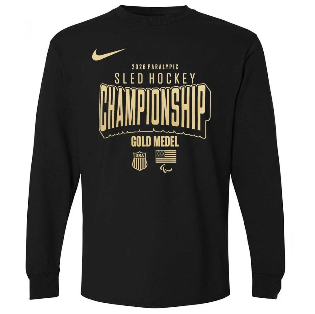 U.S. Paralympic Sled Hockey Team 2026 Winter Olympics Gold Medal Champions Shirt