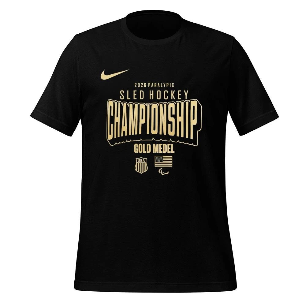 U.S. Paralympic Sled Hockey Team 2026 Winter Olympics Gold Medal Champions Shirt