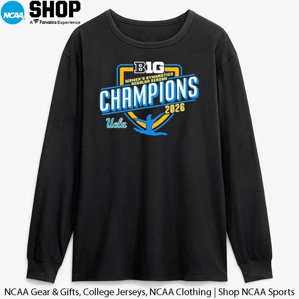 UCLA Bruins 2026 Big Ten Women’s Gymnastics Regular Season Champions T-Shirt