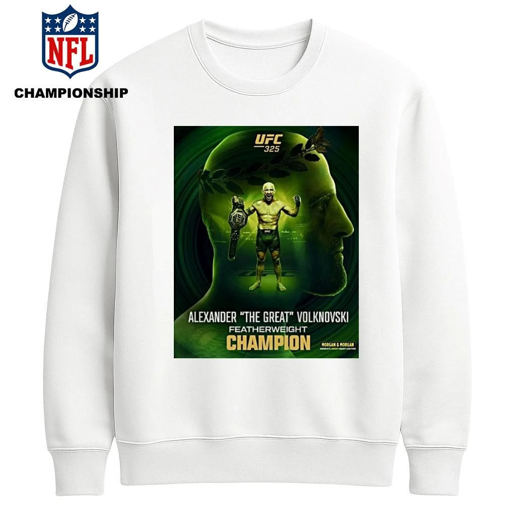 Ufc 325 Alexander The Great Volkanovski Defeats Diego Lopes Featherweight Champion Shirt
