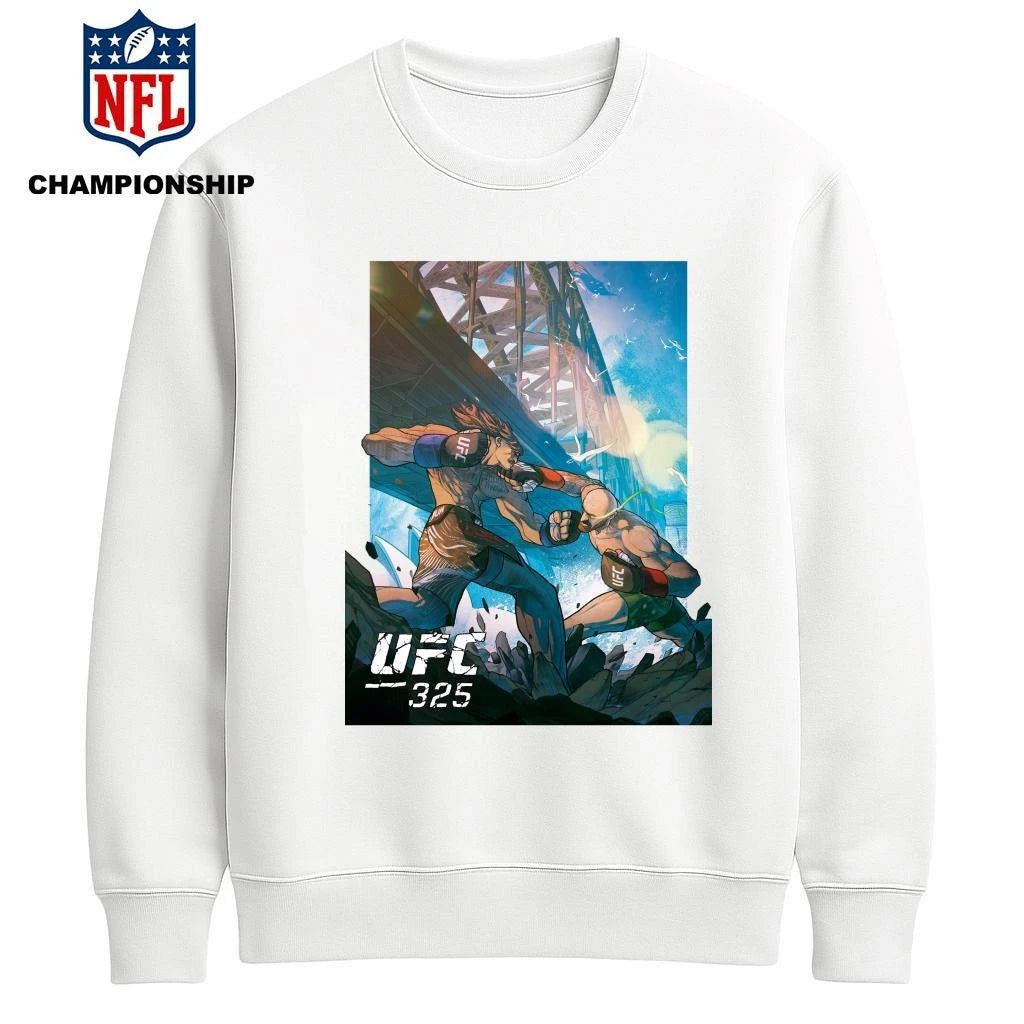 UFC 325 Volkanovski Vs Lopes 2 Artist Series Comic Style Art Poster Shirt