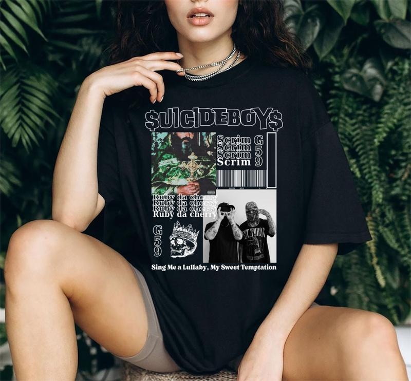$uicideboys Ruby Da Cherry Shirt, SB Merch Hoodie, Sweatshirt | HypeDripTees.com