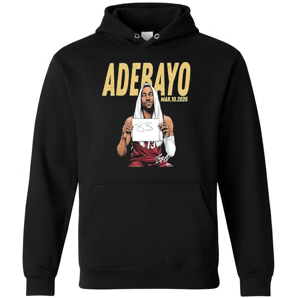 Ultimate Bam Adebayo Career High 83 Miami Basketball Shirt