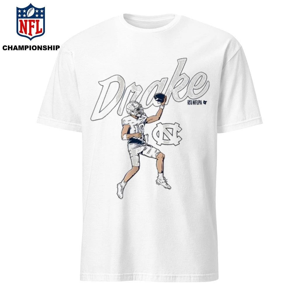 UNC Football Drake Maye Finger Roll Pro Shirt