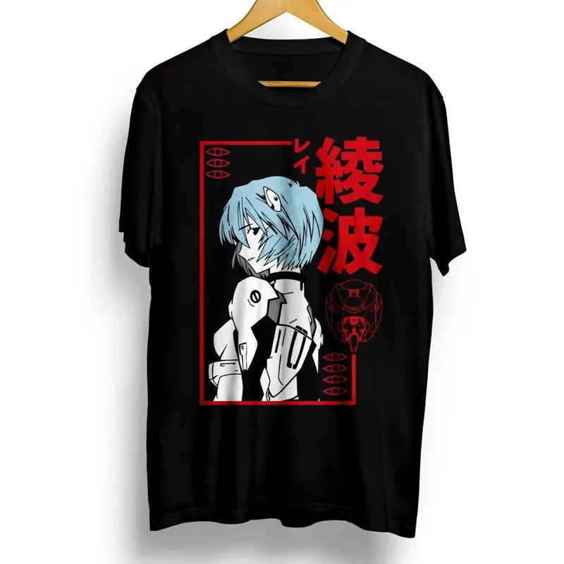 unisex Shirt, Rei Ayanami,Neon Genesis Evangelion,manga, Anime, Misato Katsuragi Hoodie, Sweatshirt | HypeDripTees.com