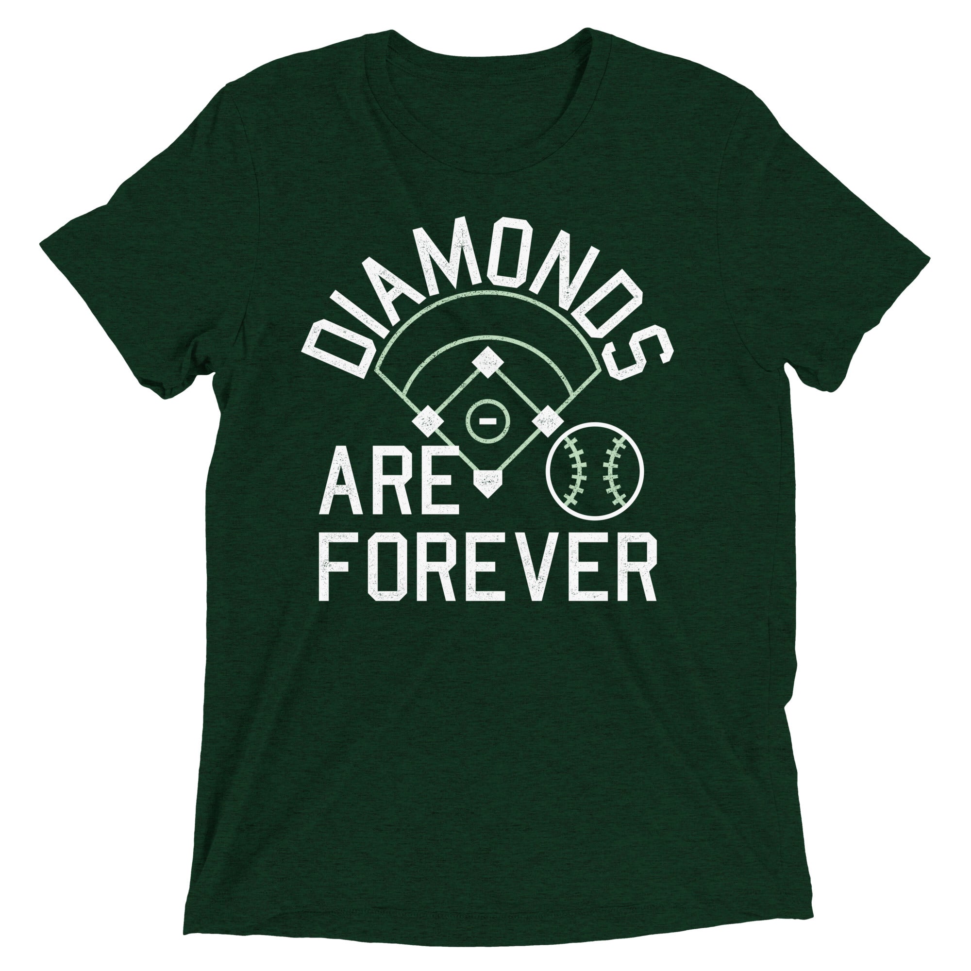 Diamonds Are Forever Men's Tri-Blend Tee