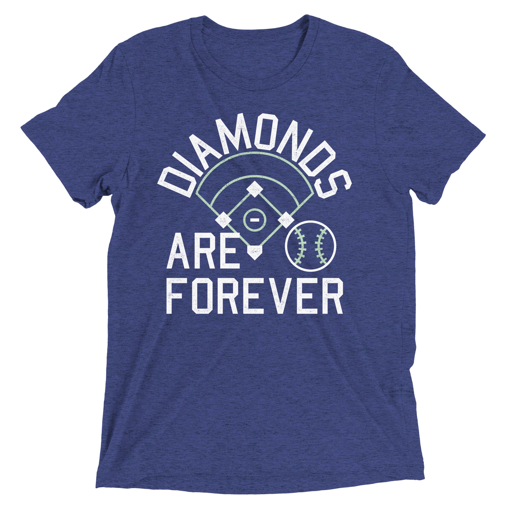 Diamonds Are Forever Men's Tri-Blend Tee