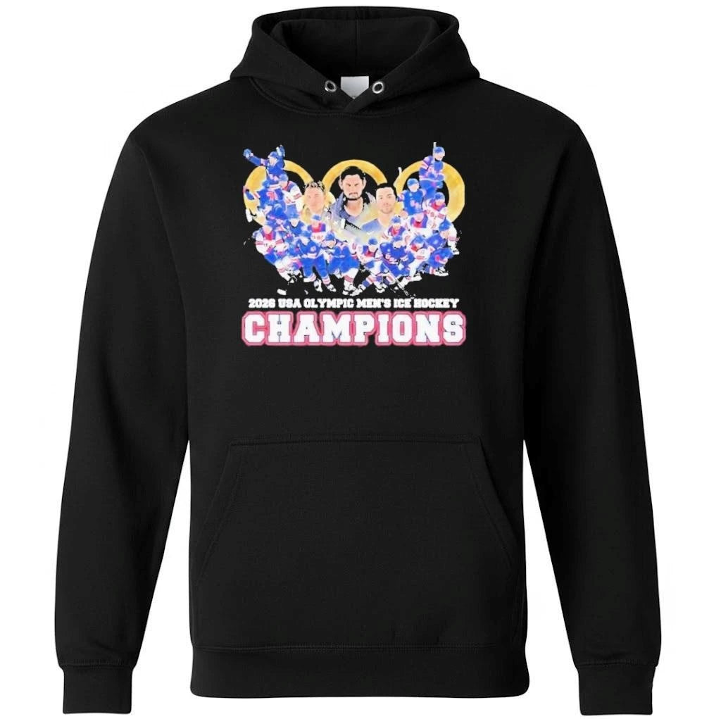 United States Men’s National Ice Hockey Team 2026 Champions Shirt