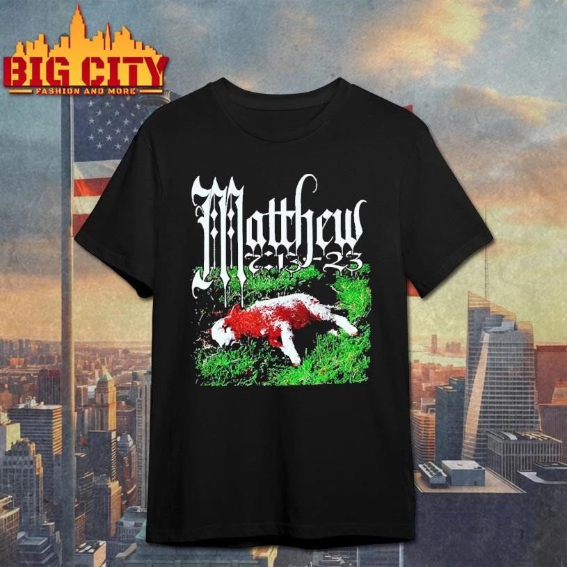 Matthew 7 15 23 Beware Of False Prophets Dead Lamb Gothic Heavy Metal Aesthetic Shirt
