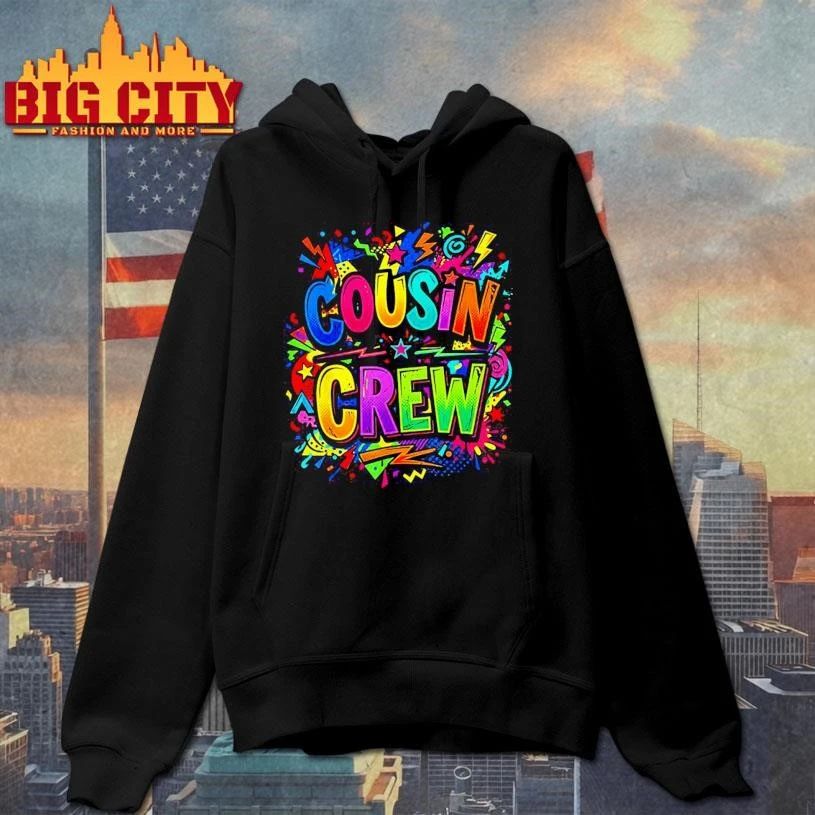 Cousin Crew Squad Family Matching Graphic Art Shirt